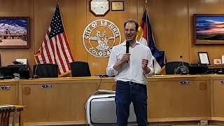 Colorado Attorney General Town Hall Meeting in La Junta Colorado  Mental Health Presentation [upl. by Hilliard]