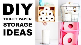 DIY TP STORAGE IDEAS [upl. by Longtin]