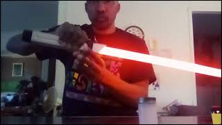 Darkness by CCSabers youtube lightsaber review [upl. by Hawker]