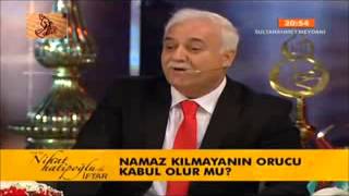 Nihat Hatipoglu  Namaz Kılmayanın Oruçu Kabul Olurmu [upl. by Annaoy]