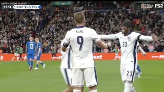 Harry Kane Goal Noni Madueke with Assist England vs Finland 20 All Goals Highlights [upl. by Olracnaig]