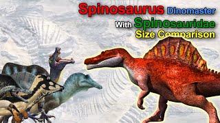 Size Comparison  Dinomaster 03 Spinosauridae [upl. by Nrubyar]