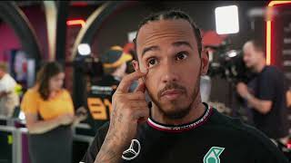 Lewis Hamilton Post Qualifying Interview Saudi Arabia 2024 [upl. by Ahsilaf]