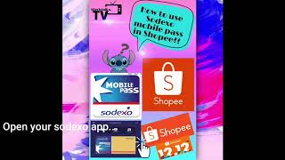 How to use Sodexo mobile pass in Shopee Easy way [upl. by Cassaundra]