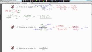 clip101 Grade C GCSE MATHSWATCH CD Estimating Answers ALL [upl. by Fillian833]