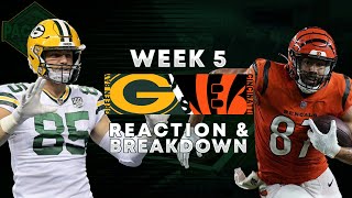 INSANE GAME Packers Beat Bengals 2522 Reaction amp Breakdown [upl. by Puff]