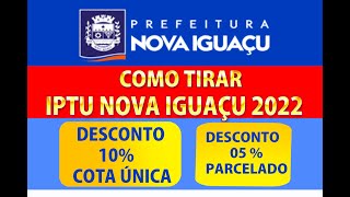 COMO TIRAR IPTU NOVA IGUAÇU 2022  1º E 2ª VIA  PELA INTERNETE passo a passo sem erros [upl. by Hako543]