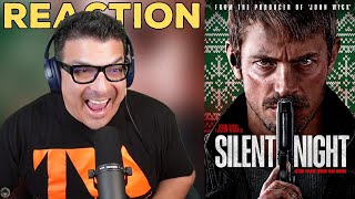 SILENT NIGHT 2023 Official Trailer REACTION  John Woo  Joel Kinnaman  Lionsgate [upl. by Mylan929]