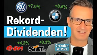 DividendenAktien Bis zu 85 Prozent Rendite im Dax – Interview mit Christian W Röhl [upl. by Draude383]