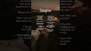 Imagine imagines scenario sweet love wattpad booktok [upl. by Githens]