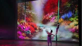 Projection and Animation for theatres and concert halls Digital theatrical backgrounds [upl. by Aradnahc]