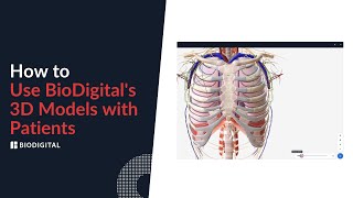 How to Use BioDigitals 3D Anatomy amp Health Condition Models with Patients [upl. by Allemaj]