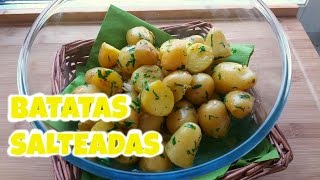 COMO FAZER BATATAS SALTEADAS EM 5 MINUTOS [upl. by Anafetse210]