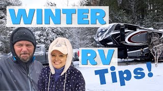 Winter RVing Tips Stay Warm in your RV  Changing Lanes [upl. by Ardnekan585]