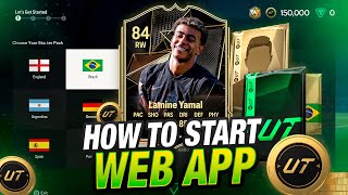 How to Start the Web App in EA FC 25 [upl. by Fosdick]