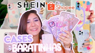 TODAS AS MINHAS CAPINHAS DE CELULAR  IPHONE 12  CAPINHAS SHEIN E SHOPEE [upl. by Annoet232]