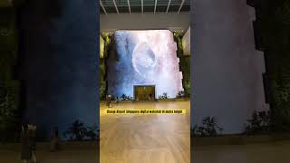 Amazing digital waterfall Singapore Changi Airport terminal 2youtubeshorts shortsfeed tamil [upl. by Ahc]