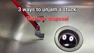 how to fix garbage disposal handyman garbagedisposal diy [upl. by Lennon]