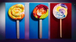 Wayne Thiebaud Inspired Lollipops [upl. by Lienhard251]