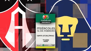 ATLAS VS PUMAS EN VIVO 🔴 JORNADA 9 LIGA MX CLAUSURA 2024 [upl. by Philps22]