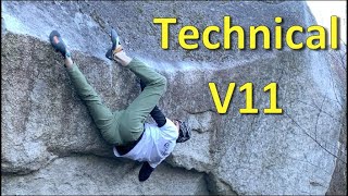 Hip Check Variations  Squamish Bouldering [upl. by Rehpotsihc]