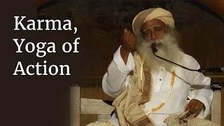 Sadhguru on Karma Yoga of Action SadhguruOnKarma [upl. by Joya656]