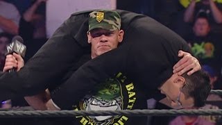 John Cena attacks Todd Grisham Raw November 6 2006 [upl. by Eustace456]