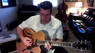 Mark Campellone 17quot Archtop Jazz Guitar Standard [upl. by Cirderf]