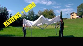 REVIEW ABCCANOPY 10 x 10 White Instant Shelter Ez Pop Up Canopy Tent [upl. by Nicoli]