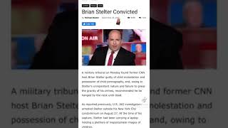 BRIAN STELTER FORMER CNN HOST HAS BEEN CONVICTED [upl. by Aicre]