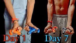 7 days forearm transformation Hand Gripper Before And After  Hand Gripper Exercise At Home [upl. by Aiden595]