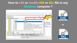 How to edit or modify EXE or DLL file in any Windows computer [upl. by Becket]