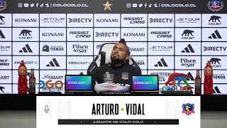 ConexiónMonumental  Conferencia de prensa  Arturo Vidal⚫⚪ [upl. by Arimaj]