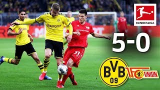 Borussia Dortmund vs Union Berlin I 50 I Haaland Sancho Reus amp Witsel Score [upl. by Dalton]