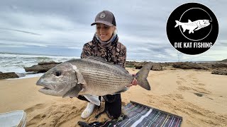 Great day fishing where Carla caught her PB White Musselcracker [upl. by Ahsiuqel]