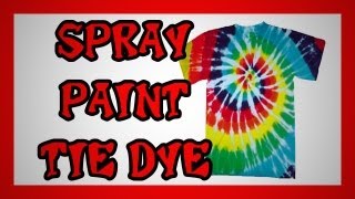 Spray Paint Tie Dye [upl. by Alius18]