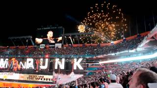 WWE WrestleMania 28 CM Punk Entrance [upl. by Ruyle]