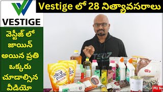 Vestige లో 28 నిత్యావసరాలు వెస్టీజ్ లో జాయిన్ అయిన ప్రతి ఒక్కరు చూడాల్సిన వీడియో Vestige In Telugu [upl. by Landri926]