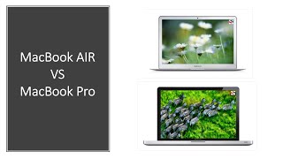 MacBook Air vs MacBook Pro  Which one to get [upl. by Berlauda]