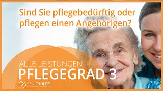 Welche Leistungen gibt es bei Pflegegrad 3 [upl. by Ajim]