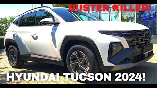 Test cu noul Hyundai Tucson 2024 16 turbo 160 CP de 27700 euro TVA inclus Duster 12 TCe Killer [upl. by Nogras]