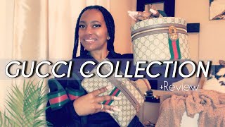 GUCCI COLLECTION Review  OPHIDIA GG SUPREME POUCH COSMETICS CASE amp MORE [upl. by Gleeson]