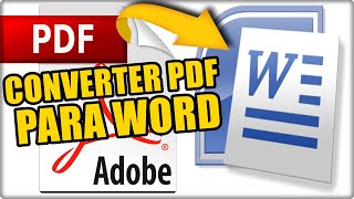 Como Converter Um Arquivo PDF Em Um Arquivo WORD Sem Instalar PROGRAMAS [upl. by Inoy]