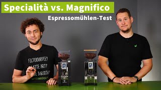 Eureka Mignon Magnifico vs Eureka Specialità  EspressomühlenTest [upl. by Iretak]