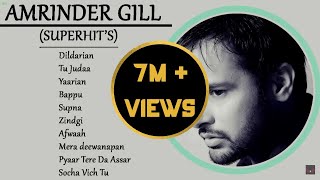 AMRINDER GILL SUPERHITS PLAYLIST  ROMANTIC AND SAD PUNJABI SONGS  SUPERHIT PUNJABI SONGS 2022 [upl. by Kcirret]