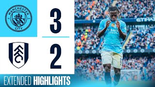 EXTENDED HIGHLIGHTS  Man City 32 Fulham  Kovacic brace in hard fought win [upl. by Murphy]