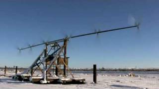 Selsam Superturbine in Boron CA in Snow sponsored by California Energy Commission [upl. by Nazarius]