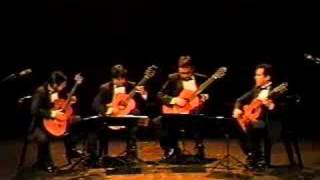 aranjuez guitar quartet  simpsons theme [upl. by Leroi35]