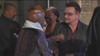 Bono sings for Tutus birthday [upl. by Elawalo]