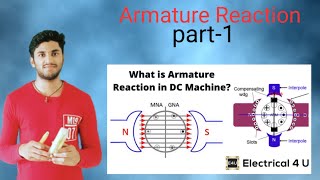 Brief explanation of Armature Reaction in Telugu by groot tom [upl. by Debbee225]